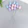Easter decor on the stick "quail testicles" set of 12 pcs mix 2.5x3.5 cm