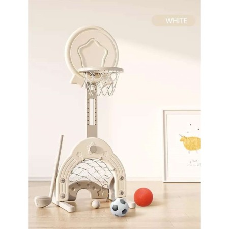 Basketball stand "golf", white color-1