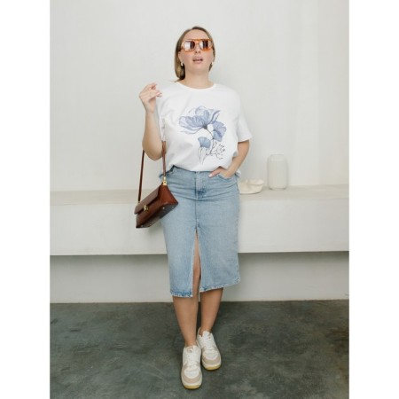 Women's T -shirt Alize, size 64 cm, white color-2