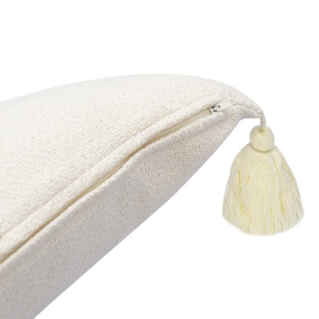 Decorative pillow with Flowers Ethnic applique, size 45x45 cm-3