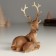 Polystone souvenir "Deer with a deer" 10.5x6x12.5 cm