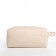 Cosmetic bag with zipper, dairy color
