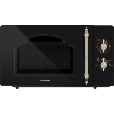 Microwave oven Hiberg VM-4288 BR, 700 watts, 20 l, black color