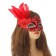 Carnival mask "Lady", with a pen, color mix