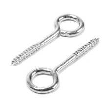 Shurup-ring Stroybat, white zinc, 4x50 mm, 2 pcs