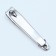 Kusachki - Pedicier, with a file, 7 cm, silver color.