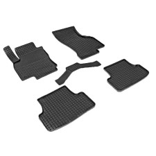 Rubber rugs ’grid’ for Volkswagen Golf VII, 2012-