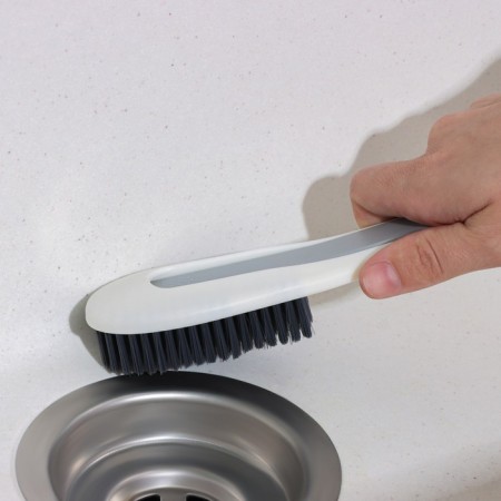 A brush with a handle of a shade, with an additional brush for narrow places, 19.6 × 5 × 3 cm, chloritis 1.6 cm-6
