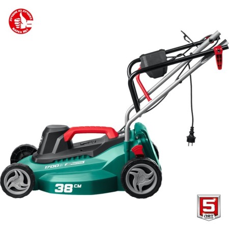 Lawn mowed network bison GS-38-1700, 220 V, 1700 watts, 3300 rpm, beard 38 cm-9