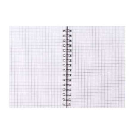 Note book A6, 80 sheets in a cage on the crest of Crazy Neon, covered Cardboard, OFSET block 60 g/m2, mix-6
