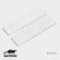 A set of interchangeable nozzles for a window mop with a sprayer Raccoon, 2 pcs, 25 × 6 cm, white color