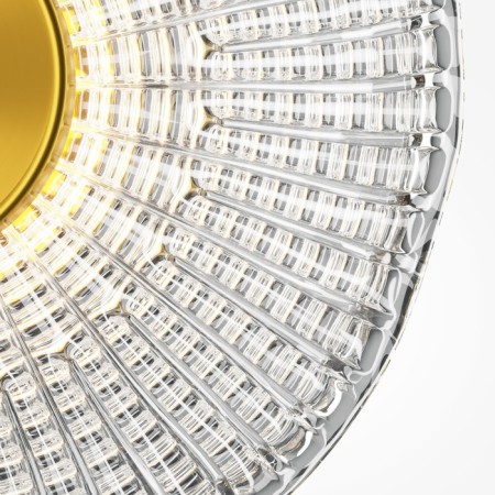 Bra Maytoni Mod343WL-L5BS3K3 SPARKLE, 70x250x250 mm, LED, 5W, 300LM, 3000K, brass color-2