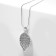 Piece "Liszt" Solo, white color in silver, 70 cm