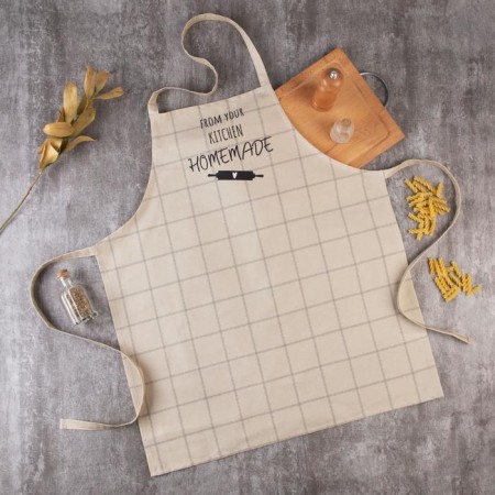 Apron "Ethel" Homemade 60*70 cm, 100% cotton, sarzha 190 g/m2