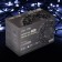 Garland “thread” 10 m, IP44, UMS, dark thread, 100 LED, white glow, 220 V