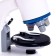 Children's microscope "Young scientist" The frequency of x100, x400, x1200, backlight, white color