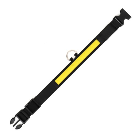 Collar with flash light 3 lumber modes Size S, Osh 35-43 x 2.5 cm yellow-6