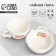 Ceramic set for tea drinking gulls, a mug of 150 ml, a bowl of 10x3 cm, white color