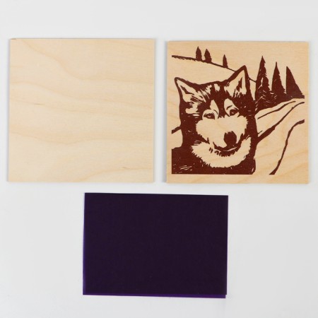 Wood burning set "White Fang"-1