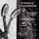 The shower system Zein Z3894, pouring in the case, upper watering can D = 23 cm, manual 11.5 cm, black