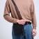 Male bag, black color