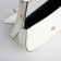 Female bag on the shoulder, white color 25*16*6 cm