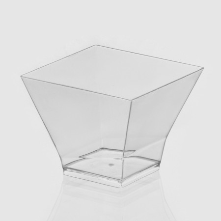 Plastic disposable form for bundles "Pagoda", 120 ml, 6.7 × 6.7 cm, the color is transparent-4