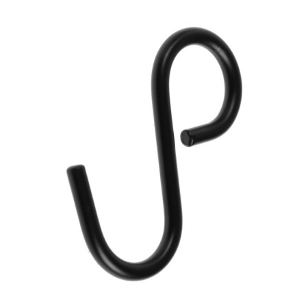 Railing hook is non -removable, the color is matte black