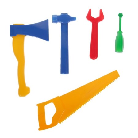 A set of tools "Master`ok" (saw, hammer. Ax, screwdriver. Key)-1