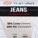 Yarn "Jeans" 55% cotton, 45% acrylic 160m/50g (62 hotel)