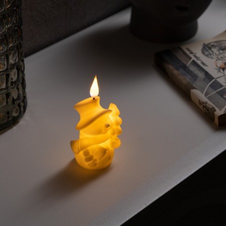 LED figure "Snowman" 7 × 12.5 × 5.5 cm, plastic, batteries AG13x3, glow warm white