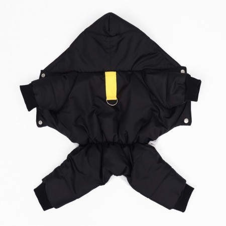 Combineson for animals, winter on fleece, 2xl (DS 34-36 cm, og 50-52 cm, Osh 34 cm), black-9