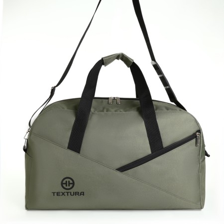 Road bag, textura, large size, green color-1