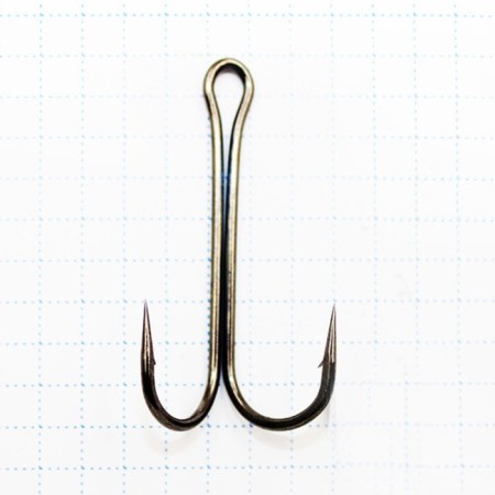 Hook KOI Double Hook, size 30 int, color BN, double, 10 pcs.