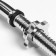 The bar for the rod is curved EZ-shaped, d = 28 mm, 120 cm