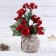 Decor "Winter charm" berries bump in a bag, 17 cm