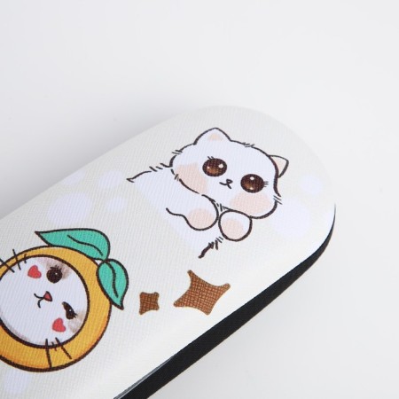 Glasses for glasses, 16 x 4 x 6 cm, cracker, beige color-2