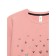 Female sweatshirt CONTE ELEGANT, XXS size, Dusty Rose-Black color