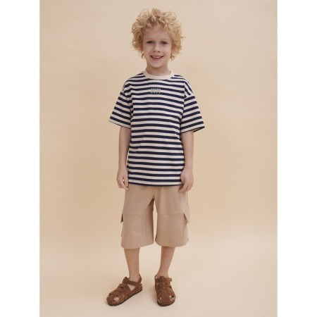 T-shirt for boys, height 140 cm, dark blue color-3