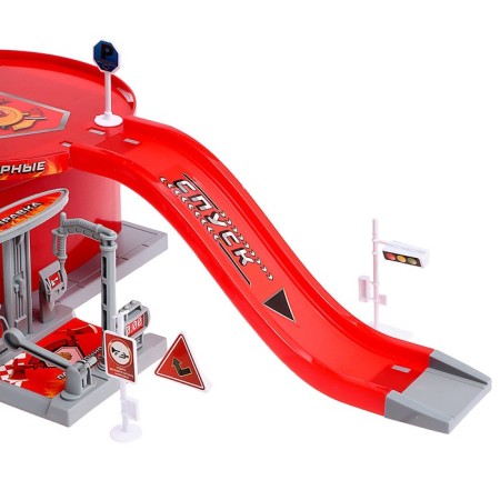 Parking "Firemar", with 2 metal machines-8