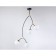 Suspended Ambrella Light, Modern, TR2575, 4HE27, Black color, bronze