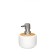 Fancy liquid soap dispenser, white color