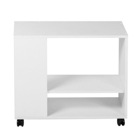 Bruno coffee table on wheels, 700x350x600, white-4