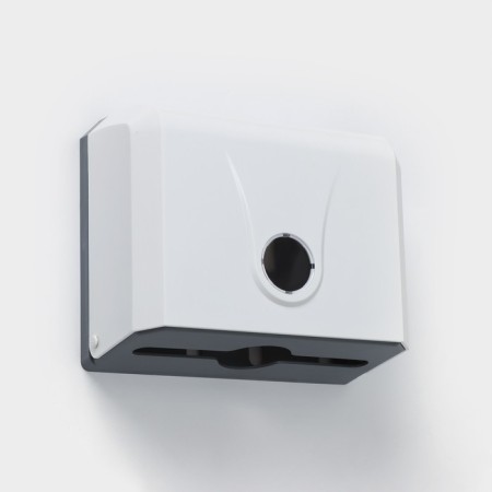 Dispenser of paper towels in sheets, 26 × 12 × 22 cm, white color-3