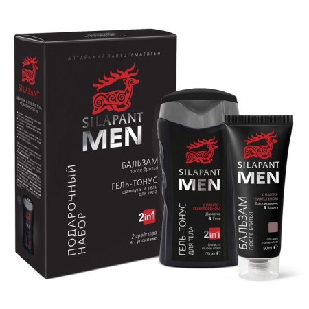 Silapant gift set, Balm after shaving 50 ml + gel-tunus 170 ml