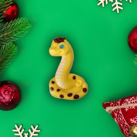 New Year. White chocolate "Queen of the Serpent", 20 g