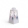 Lamp "Snowman and Christmas tree" 3hlr1130 White 4.4x4.4x9.4cm