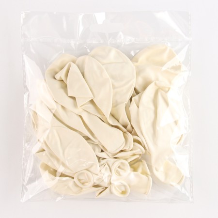 Latex ball 10 "/01 Pastel White 25 pcs.-1