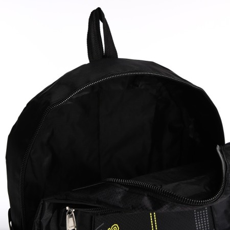 A backpack with a lightning with an increase, 55l, 5 external pockets, black color-7
