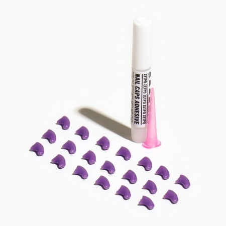 Clamps of overhead "anti -tsaraps", size S, purple-5